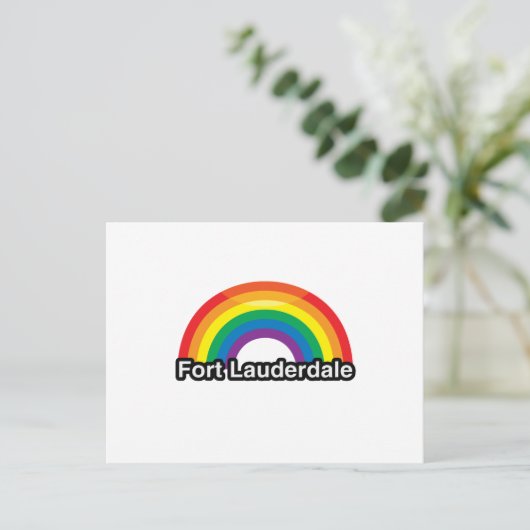 Carte Postale FORT LAUDERDALE LGBT PRIDE RAINBOW -.png (Debout devant)