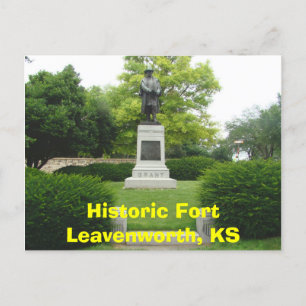 Carte Postale Fort Leavenworth, KS- Général Grant Monu