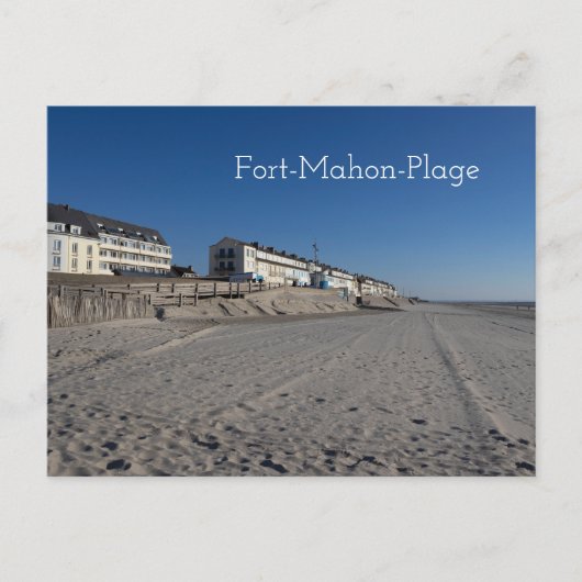Carte Postale Fort-Mahon-Plage, Vue sur la plage, France (Devant)
