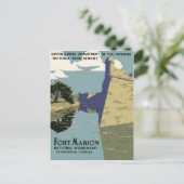 Carte Postale Fort Marion National Monument St Augustine Floride (Debout devant)