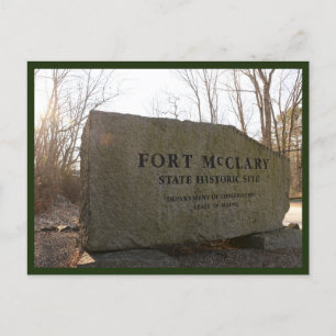 Carte Postale Fort McClary Site historique d'État Maine Nature