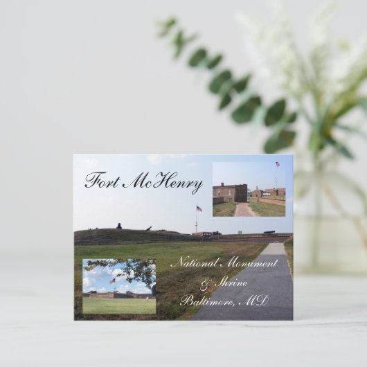 Carte Postale Fort McHenry (Debout devant)