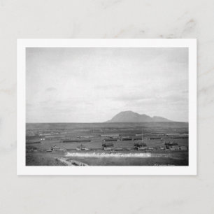 Carte Postale Fort Meade avec Bear Butte en Arrière - plan