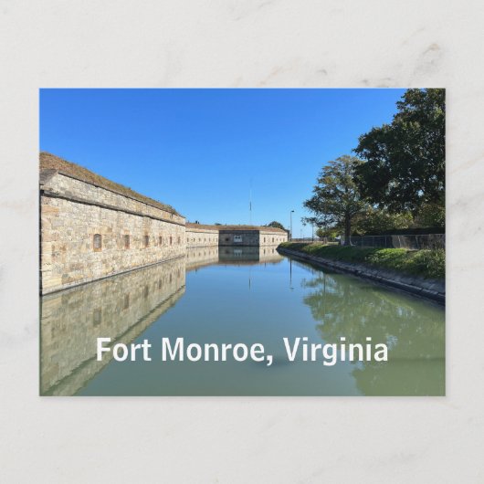Carte Postale Fort Monroe, Virginie (Devant)