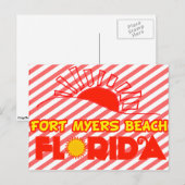 Carte Postale Fort Myers Beach, Floride (Devant / Derrière)