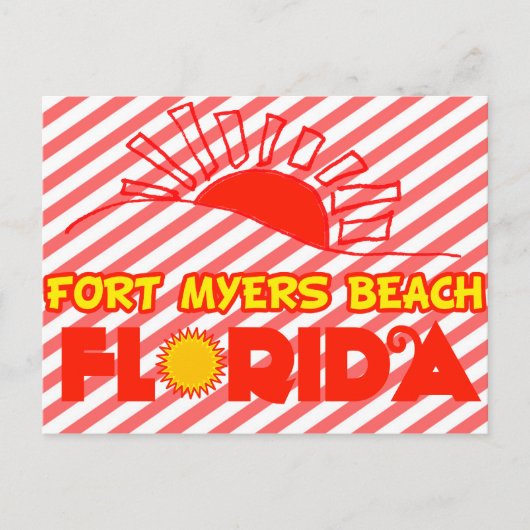 Carte Postale Fort Myers Beach, Floride (Devant)