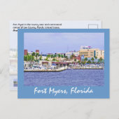 Carte Postale Fort Myers, Floride, États-Unis (Devant / Derrière)