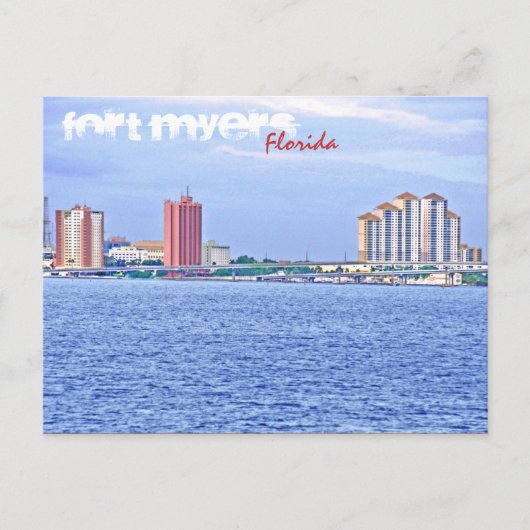 Carte Postale Fort Myers, Floride, États-Unis (Devant)