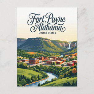 Carte Postale Fort Payne Alabama