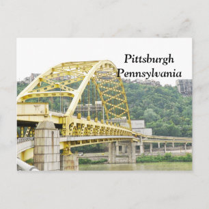 Carte Postale Fort Pitt Bridge à Pittsburgh en Pennsylvanie