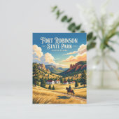 Carte Postale Fort Robinson State Park Nebraska (Debout devant)