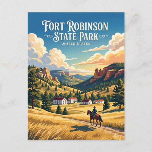 Carte Postale Fort Robinson State Park Nebraska (Devant)