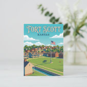 Carte Postale Fort Scott Kansas (Debout devant)