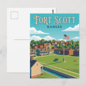 Carte Postale Fort Scott Kansas (Devant / Derrière)