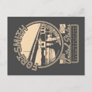CARTE POSTALE FORT SMITH ARKANSAS - VILLE DE FORT SMITH VINTAGE