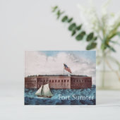 Carte Postale Fort Sumter (Debout devant)