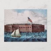Carte Postale Fort Sumter (Devant)