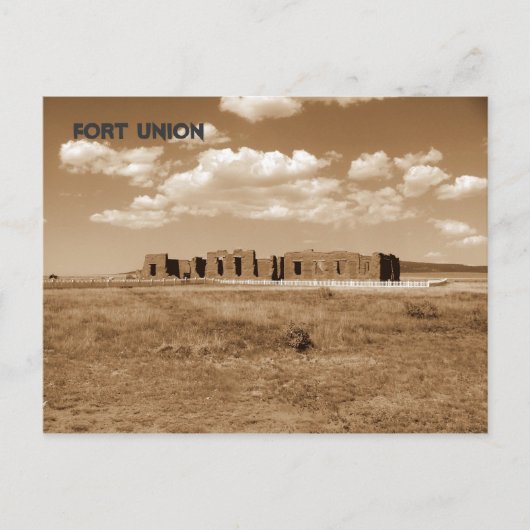 Carte Postale Fort Union (Devant)
