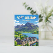 Carte Postale Fort William Écosse (Debout devant)