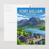 Carte Postale Fort William Écosse (Devant / Derrière)