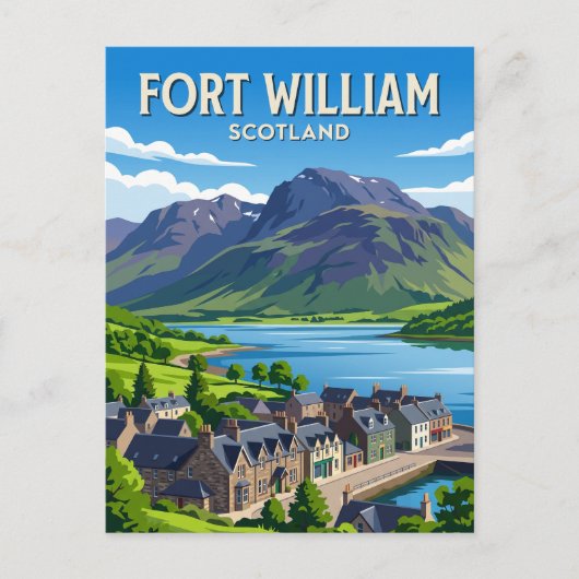 Carte Postale Fort William Écosse (Devant)