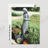 Carte Postale Fort Worth Garden Statue n° 2 (Devant / Derrière)