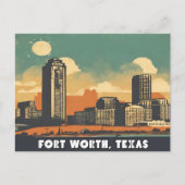 Carte Postale Fort Worth, Texas (Devant)