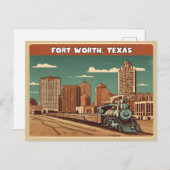 Carte Postale Fort Worth, Texas (Devant / Derrière)