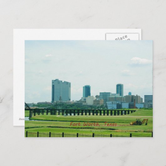Carte Postale Fort Worth Texas (Devant / Derrière)