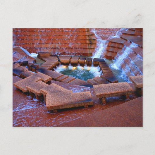 Carte Postale Fort Worth Watergarden (Devant)