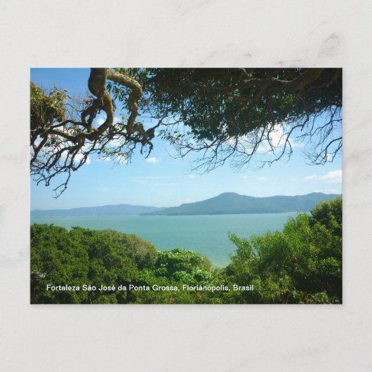 Carte Postale Fortaleza São José, Florianópolis, Brasil. (Devant)