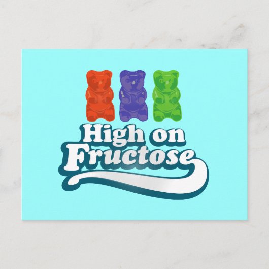 Carte Postale Forte sur le fructose (Devant)