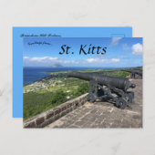 Carte Postale Forteresse de Brimstone Hill St Kitts (Devant / Derrière)