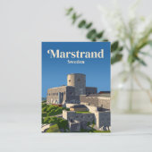 Carte Postale Forteresse de Carlsten Suède (Debout devant)