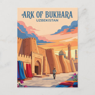 Carte Postale Forteresse de l'Ark de Boukhara Ouzbékistan