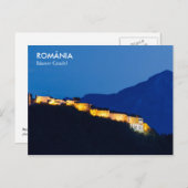 Carte Postale Forteresse de Rasnov en Roumanie Poscard (Devant / Derrière)