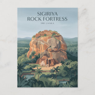 Carte Postale Forteresse de roche de Sigiriya Sri Lanka
