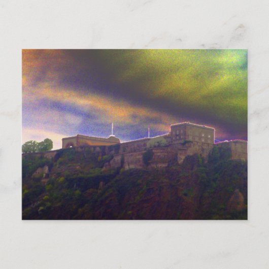 Carte Postale Forteresse d'Ehrenbreitstein (Devant)