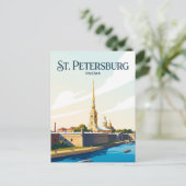 Carte Postale Forteresse Pierre-et-Paul Russie (Debout devant)