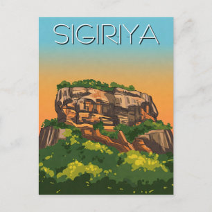 Carte Postale Forteresse rocheuse de Sigiriya Sri Lanka