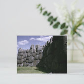 Carte Postale Forteresse Sacsahuman Incan (Debout devant)