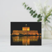 Carte Postale Forteresse Saint-Nicolas - Šibenik, Croatie (Debout devant)