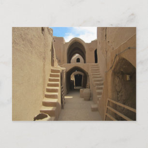 Carte postale Forteresse Sassanid à Saryazd, Iran