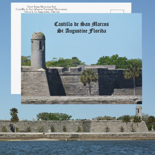 Carte Postale Forteresse St Augustine FL Castillo de San Marcos
