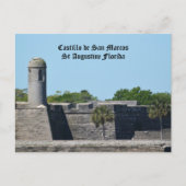 Carte Postale Forteresse St Augustine FL Castillo de San Marcos (Devant)