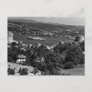 Carte Postale Forteresse vintage du Bosphore à Istanbul en Turqu