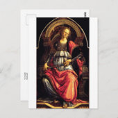 Carte postale Fortitude de Botticelli (Devant / Derrière)