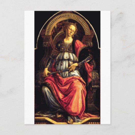 Carte postale Fortitude de Botticelli (Devant)