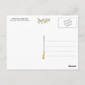 Carte Postale Fortuna Street, Pompéi, Italie (Dos)