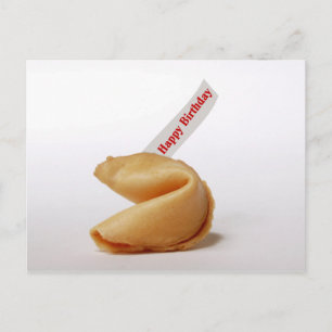 Carte postale Fortune Cookie Anniversaire de voeux